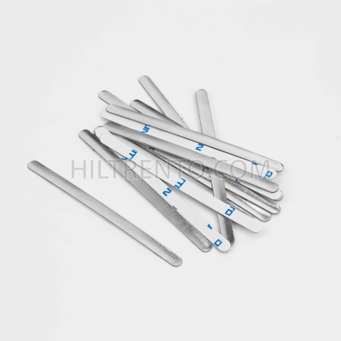 1000 Tiras adhesivas metálicas de alambre nasal para mascarillas, para el puente de la nariz