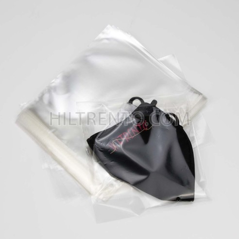 Bolsa transparente cierre adhesivo