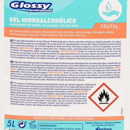 Bidón Gel desinfectante manos hidroalcoholico- 5 Litros