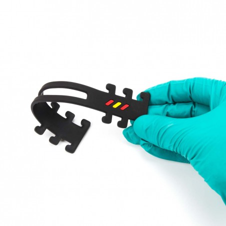 Salva orejas protector blando de goma, para mascarillas, Bandera España