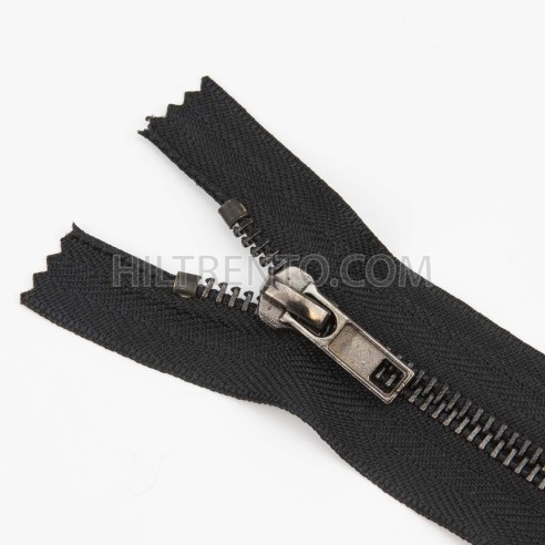 Cremallera CCA 12 cm soldada - Marrón 024 - Pack 50 uds