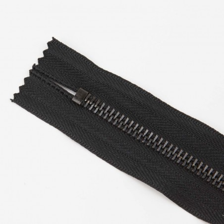 Cremallera CCA 12 cm soldada - Marrón 024 - Pack 50 uds