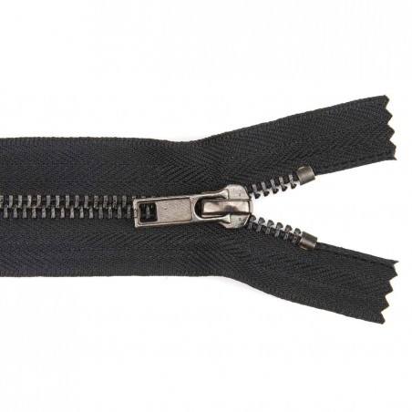 Cremallera CCA 12 cm soldada - Marrón 024 - Pack 50 uds