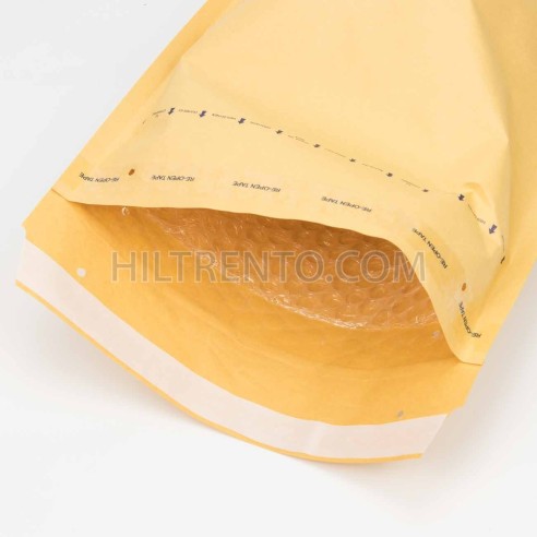 Sobres de envío Kraft solapa adhesiva acolchados con burbuja