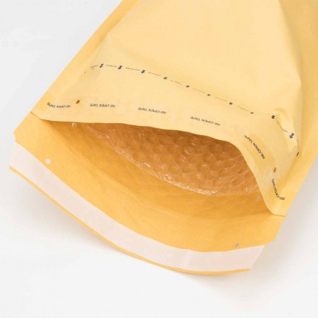 Sobres de envío Kraft solapa adhesiva acolchados con burbuja