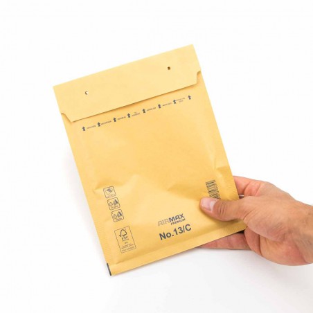 Sobres de envío Kraft solapa adhesiva acolchados con burbuja