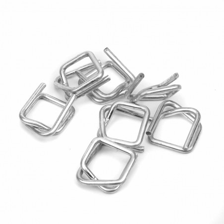 Hebilla metálica atar fleje de 13 mm - Pack 1000 uds