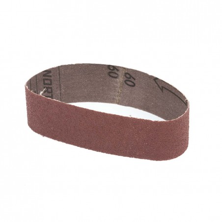 Banda de lija tela roja 283x35 mm grano 60