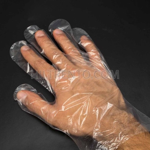 Guantes bolsa plástico PE - Pack 1000 uds