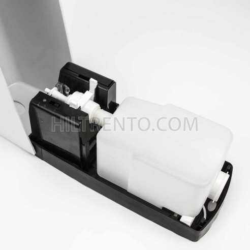 Dosificador dispensador gel hidroalcoholico automático, sin cables, para pared -