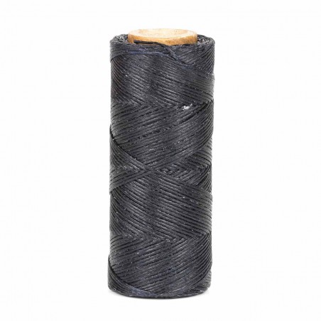 Hilo encerado 1 mm nylon (Poliamida 6.6) - Col. Azul marino - Bobina 100 mts
