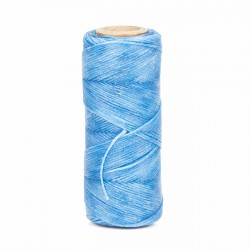 Hilo encerado 1 mm nylon (Poliamida 6.6) - Col. Azul celeste - Bobina 100 mts