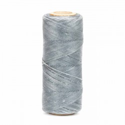 Hilo encerado 1 mm nylon (Poliamida 6.6) - Col. Gris claro- Bobina 100 mts