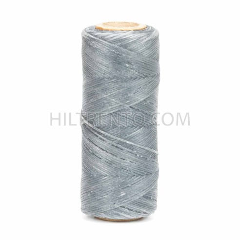 Hilo encerado 1 mm nylon (Poliamida 6.6) - Col. Gris claro- Bobina 100 mts