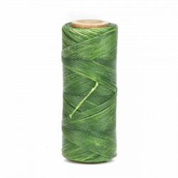 Hilo encerado 1 mm nylon (Poliamida 6.6) - Col. Verde claro- Bobina 100 mts