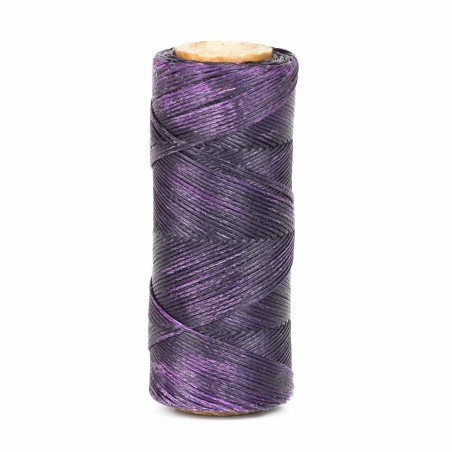 Hilo encerado 1 mm nylon (Poliamida 6.6) - Col.  Lila - Bobina 100 mts