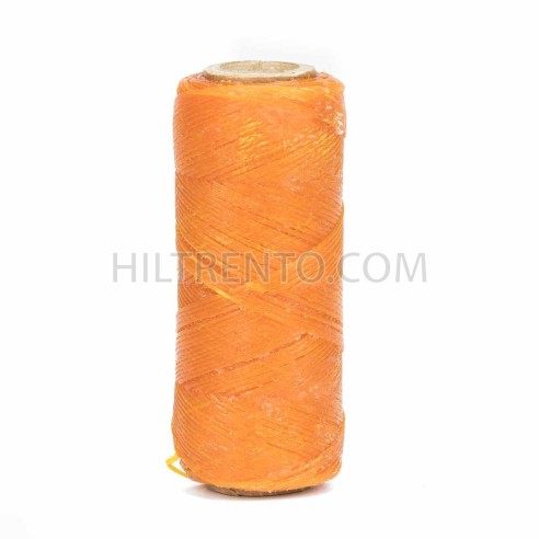 Hilo encerado 1 mm nylon (Poliamida 6.6) - Col. Amarillo- Bobina 100 mts