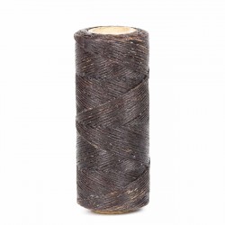 Hilo encerado 1 mm nylon (Poliamida 6.6) - Col. Marrón - Bobina 100 mts