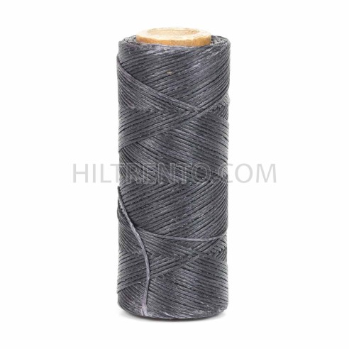 Hilo encerado 1 mm nylon (Poliamida 6.6) - Col. Marrón oscuro - Bobina 100 mts