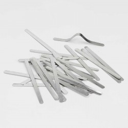 1000 Tiras SIN adhesivo, metálicas de alambre nasal para mascarillas, para el puente de la nariz