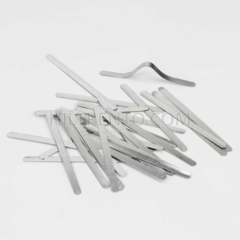 1000 Tiras SIN adhesivo, metálicas de alambre nasal para mascarillas, para el puente de la nariz