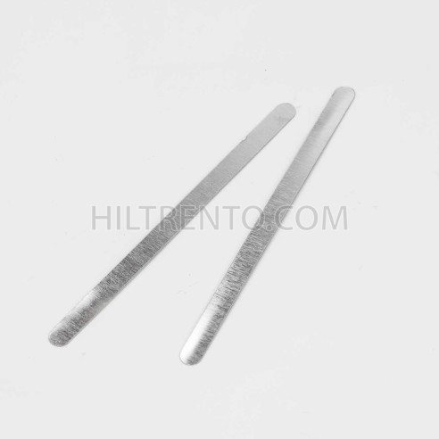 1000 Tiras SIN adhesivo, metálicas de alambre nasal para mascarillas, para el puente de la nariz