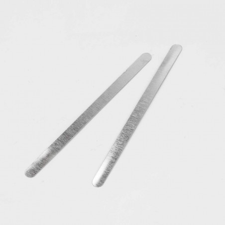 1000 Tiras SIN adhesivo, metálicas de alambre nasal para mascarillas, para el puente de la nariz