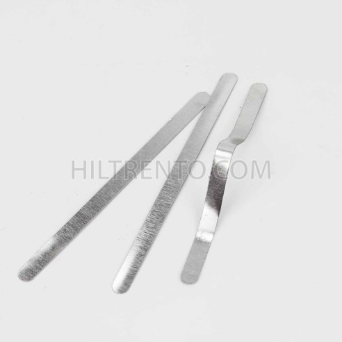 1000 Tiras SIN adhesivo, metálicas de alambre nasal para mascarillas, para el puente de la nariz