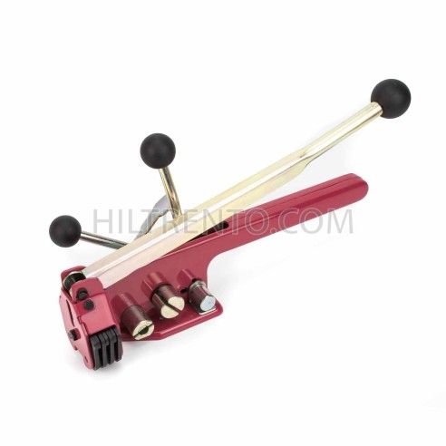 Máquina flejadora grapadora manual de acero para fleje de 12-13 mm