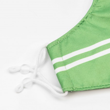 Topes ajustador blando negro/transparente antideslizante para cordón mascarilla - 100 uds