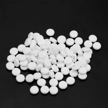 Topes ajustador blando negro/transparente antideslizante para cordón mascarilla - 100 uds