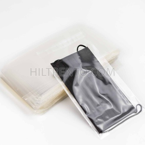 Bolsa transparente cierre adhesivo 15x15,5 cm - pack 1000 uds