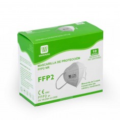 Caja 10 Mascarillas 5 capas 95% filtración, FFP2 NR...