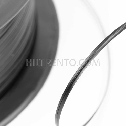 Alambre twist 3mm 0.42 mm Negro, plastificado...
