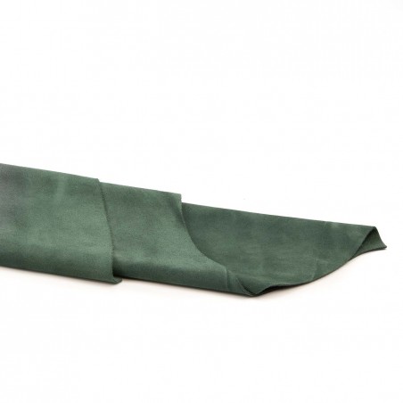 Piel serraje vacuno, color verde botella, grosor 1,4 - 1,6 mm