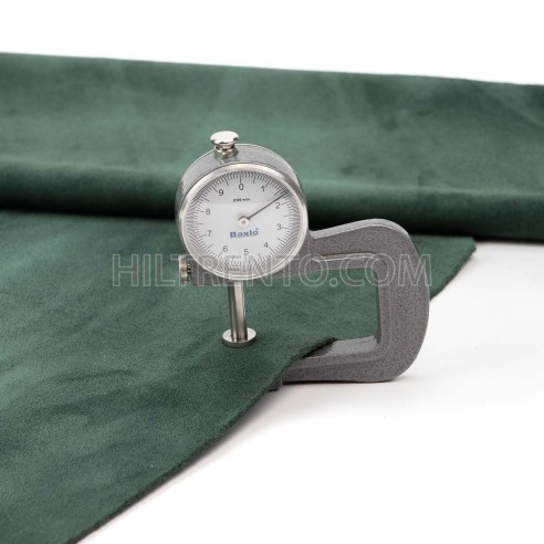 Piel serraje vacuno, color verde botella,...