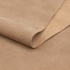 Piel serraje vacuno, color visón, grosor 1,4 - 1,6 mm