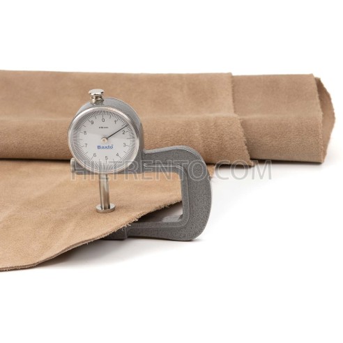 Piel serraje vacuno, color visón, grosor 1,4 -...