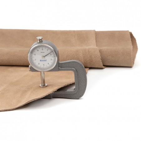 Piel serraje vacuno, color visón, grosor 1,4 - 1,6 mm