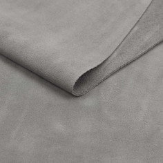 Piel serraje vacuno, color gris plomo, grosor 1,4 - 1,6 mm