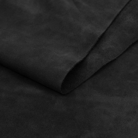 Piel serraje vacuno, color negro, grosor 1,4 - 1,6 mm