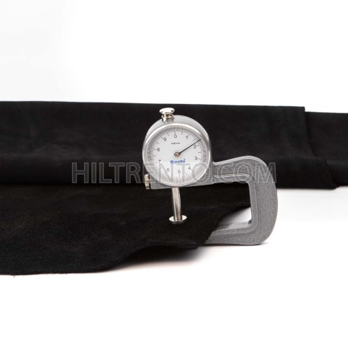 Piel serraje vacuno, color negro, grosor 1,4 -...