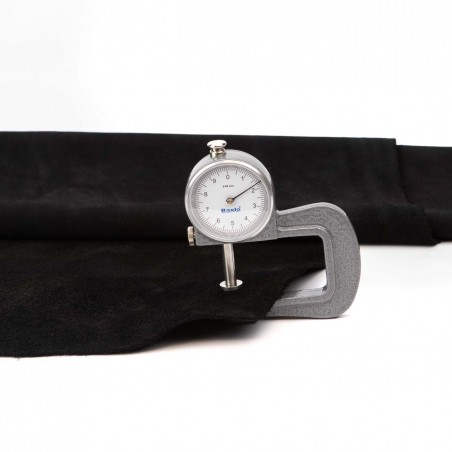 Piel serraje vacuno, color negro, grosor 1,4 - 1,6 mm