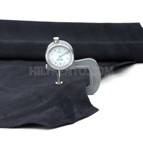 Piel serraje vacuno, color azul marino, grosor...