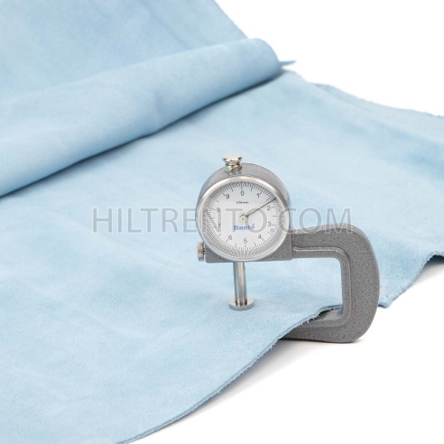 Piel serraje vacuno, color azul celeste nube,...