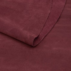 Piel serraje vacuno, color burdeos, grosor 1,4 - 1,6 mm