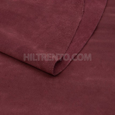 Piel serraje vacuno, color burdeos, grosor 1,4...