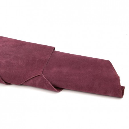 Piel serraje vacuno, color rioja, grosor 1,4 - 1,6 mm