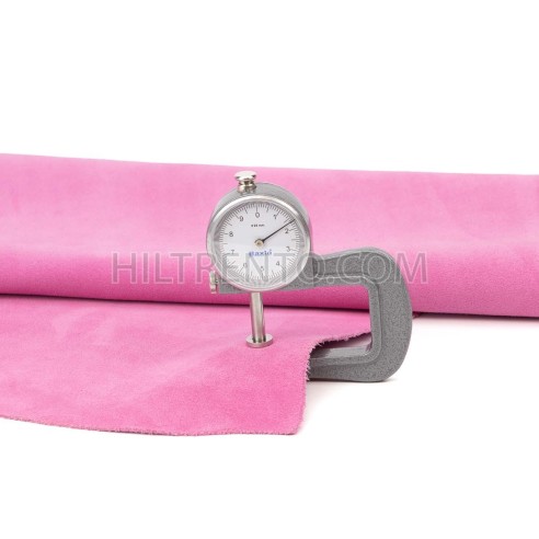 Piel serraje vacuno, color fucsia, grosor 1,4 -...