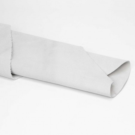 Piel serraje vacuno, color Blanco, grosor 1,4 - 1,6 mm